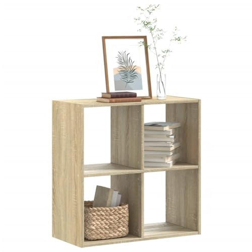 BOWEKAM Möbel, Regale, Bücherregale und Standregale, Bücherregal, Sonoma-Eiche, 68,5 x 32 x 68,5 cm, Holzwerkstoff BOWEKAM Möbel, Regale, Bücherregale und Standregale, Bücherregal, Sonoma-Eiche, 68,5 x 32 x 68,5 cm, Holzwerkstoff von BOWEKAM