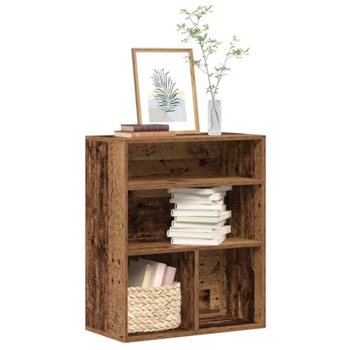 BOWEKAM Möbel, Regale, Bücherregale und Standregale, Bücherschrank, Altes Holz, 60 x 30 x 71,5 cm, Holzwerkstoff von BOWEKAM
