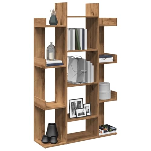 BOWEKAM Möbel, Regale, Bücherregale und Standregale, Bücherschrank, Artisan Eiche, 86 x 25,5 x 140 cm, Holzwerkstoff von BOWEKAM