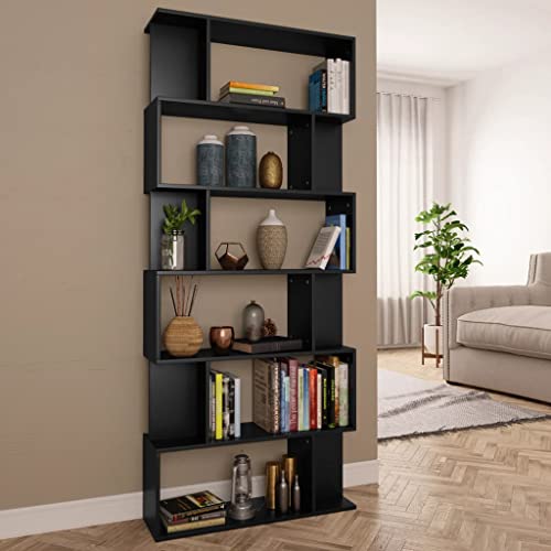 BOWEKAM Möbel, Regale, Bücherregale und Standregale, Bücherschrank/Raumteiler, schwarz, 80 x 24 x 192 cm, Holzwerkstoff BOWEKAM Möbel, Regale, Bücherregale und Standregale, Bücherschrank/Raumteiler, schwarz, 80 x 24 x 192 cm, Holzwerkstoff von BOWEKAM