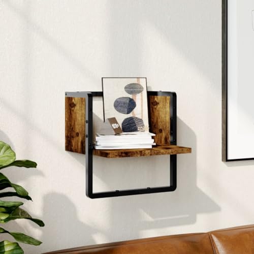 BOWEKAM Möbel, Regale, Wandregale und Latten, Wandregal mit Bar, Raucheiche, 30 x 25 x 30 cm BOWEKAM Möbel, Regale, Wandregale und Latten, Wandregal mit Bar, Raucheiche, 30 x 25 x 30 cm von BOWEKAM