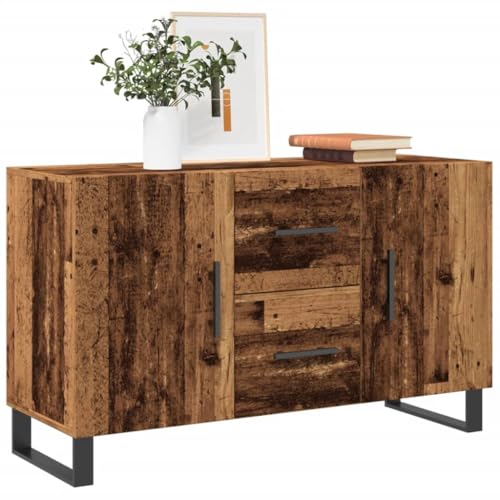 BOWEKAM Möbel, Schränke & Aufbewahrung, Buffets & Sideboards, Sideboard, Altes Holz, 100 x 36 x 60 cm, Holzwerkstoff von BOWEKAM