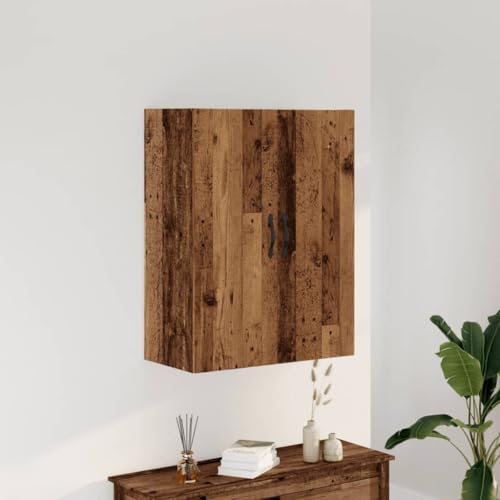BOWEKAM Möbel, Schränke und Aufbewahrung, Buffets und Sideboards, Wandschrank, altes Holz, 69,5 x 34 x 90 cm, Holzwerkstoff von BOWEKAM
