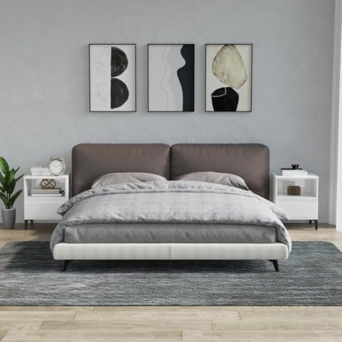 BOWEKAM Möbel, Schränke & Aufbewahrung, Nachttischschränke, 2 Stück, Hochglanz-Weiß, 40 x 35 x 50 cm BOWEKAM Möbel, Schränke & Aufbewahrung, Nachttischschränke, 2 Stück, Hochglanz-Weiß, 40 x 35 x 50 cm von BOWEKAM