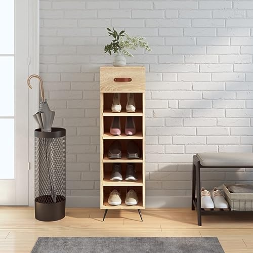 BOWEKAM Möbel, Schränke & Aufbewahrung, Schuhschrank, Sonoma-Eiche, 30 x 35 x 105 cm, Holzwerkstoff BOWEKAM Möbel, Schränke & Aufbewahrung, Schuhschrank, Sonoma-Eiche, 30 x 35 x 105 cm, Holzwerkstoff von BOWEKAM