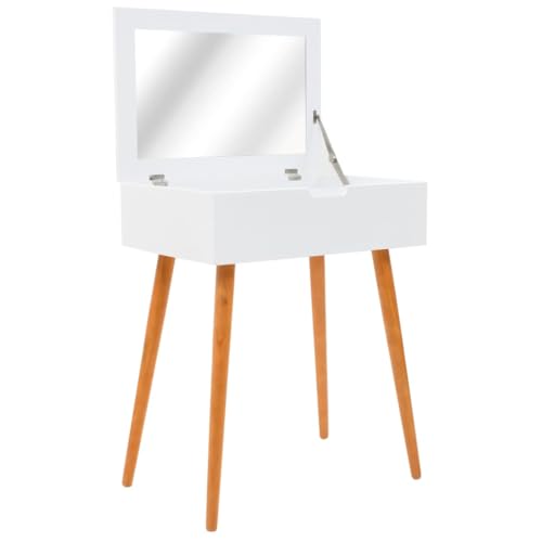 BOWEKAM Möbel, Schränke und Aufbewahrung, Waschtische, Schlafzimmer-Schminktische, Schminktisch mit Spiegel, MDF, 60 x 40 x 75 cm BOWEKAM Möbel, Schränke und Aufbewahrung, Waschtische, Schlafzimmer-Schminktische, Schminktisch mit Spiegel, MDF, 60 x 40 x 75 cm von BOWEKAM