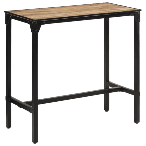 BOWEKAM Möbel, Stühle, Tisch & Barhocker, Bartisch, 110 x 55 x 107 cm, massives Rohholz, Mango von BOWEKAM