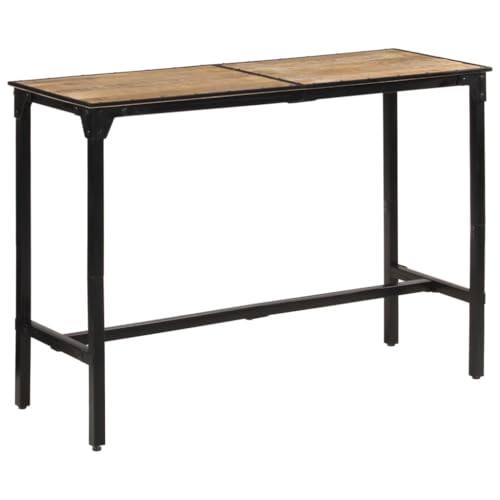 BOWEKAM Möbel, Stühle, Tisch & Barhocker, Bartisch, 150 x 55 x 107 cm, massives Rohholz, Mango von BOWEKAM