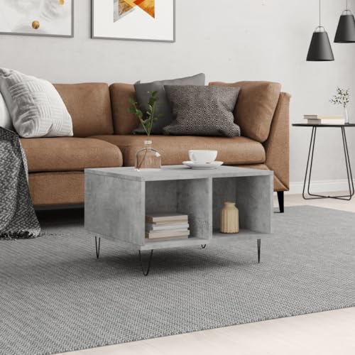 BOWEKAM Möbel, Tische, Akzenttische, Couchtische, Couchtisch, Betongrau, 60 x 50 x 36,5 cm, Holzwerkstoff BOWEKAM Möbel, Tische, Akzenttische, Couchtische, Couchtisch, Betongrau, 60 x 50 x 36,5 cm, Holzwerkstoff von BOWEKAM