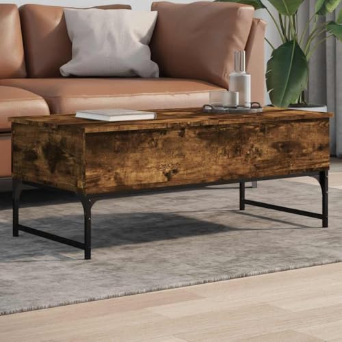 BOWEKAM Möbel, Tische, Akzenttische, Couchtische, Couchtisch, Raucheiche, 100 x 50 x 40 cm, Holz- und Metallwerkstoff BOWEKAM Möbel, Tische, Akzenttische, Couchtische, Couchtisch, Raucheiche, 100 x 50 x 40 cm, Holz- und Metallwerkstoff von BOWEKAM