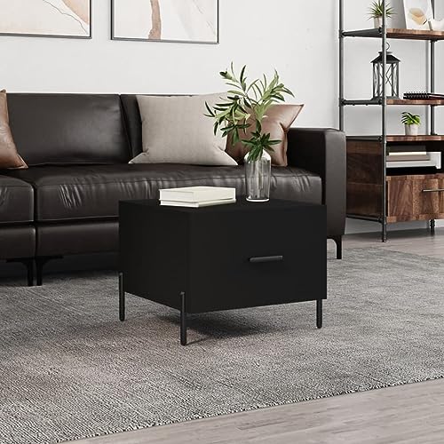 BOWEKAM Möbel, Tische, Akzenttische, Couchtische, Couchtisch, Schwarz, 50 x 50 x 40 cm, Holzwerkstoff BOWEKAM Möbel, Tische, Akzenttische, Couchtische, Couchtisch, Schwarz, 50 x 50 x 40 cm, Holzwerkstoff von BOWEKAM