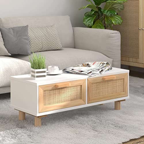 BOWEKAM Möbel, Tische, Akzenttische, Couchtische, Couchtisch, Weiß, 80 x 40 x 30 cm, Holzwerkstoff und Massivholz, Kiefer BOWEKAM Möbel, Tische, Akzenttische, Couchtische, Couchtisch, Weiß, 80 x 40 x 30 cm, Holzwerkstoff und Massivholz, Kiefer von BOWEKAM