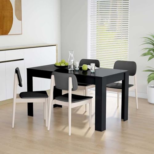 BOWEKAM Möbel, Tische, Küchen- und Esszimmertische, Esstisch, Schwarz, 140 x 74,5 x 76 cm, Holzwerkstoff BOWEKAM Möbel, Tische, Küchen- und Esszimmertische, Esstisch, Schwarz, 140 x 74,5 x 76 cm, Holzwerkstoff von BOWEKAM