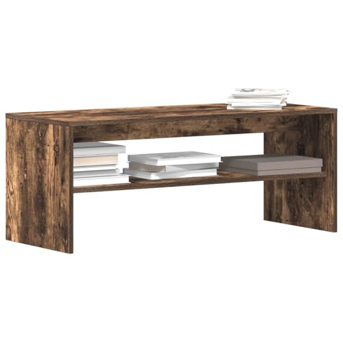 BOWEKAM Möbel, Unterhaltungszentren und TV-Ständer, TV-Schrank, geräucherte Eiche, 100 x 40 x 40 cm, Holzwerkstoff von BOWEKAM