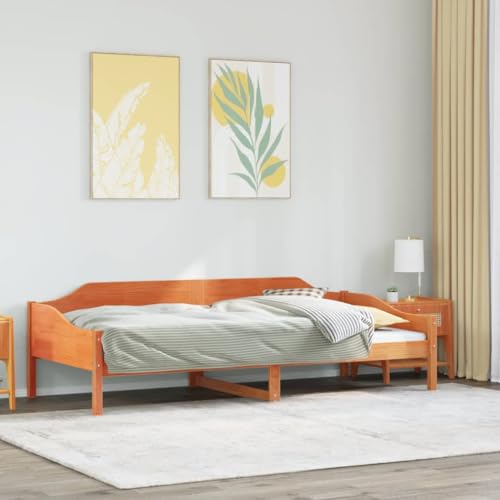 BOWEKAM Möbel,Betten & Zubehör,Betten & Bettrahmen,Bettgestell ohne Matratze Wachs braun 90x200 cm Massivholz Kiefer BOWEKAM Möbel,Betten & Zubehör,Betten & Bettrahmen,Bettgestell ohne Matratze Wachs braun 90x200 cm Massivholz Kiefer von BOWEKAM
