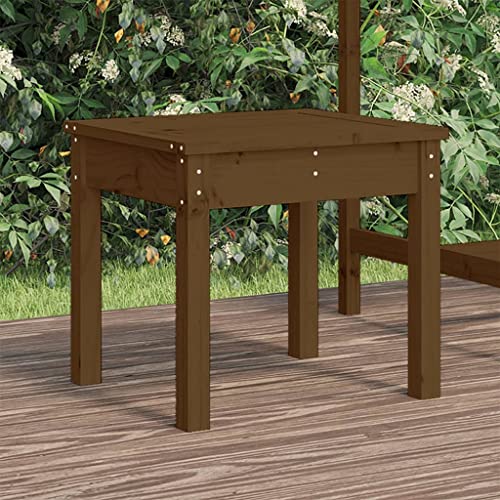 BOWEKAM Outdoor Sitzgelegenheit-Outdoor-Bänke Gartenbank braun 50x44x45cm Massivholz Kiefer von BOWEKAM