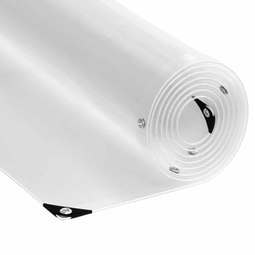 BOWEKAM Rasen & Garten Gartenarbeit Mulchpflanzenabdeckung mit Ösen 3x6m PVC von BOWEKAM