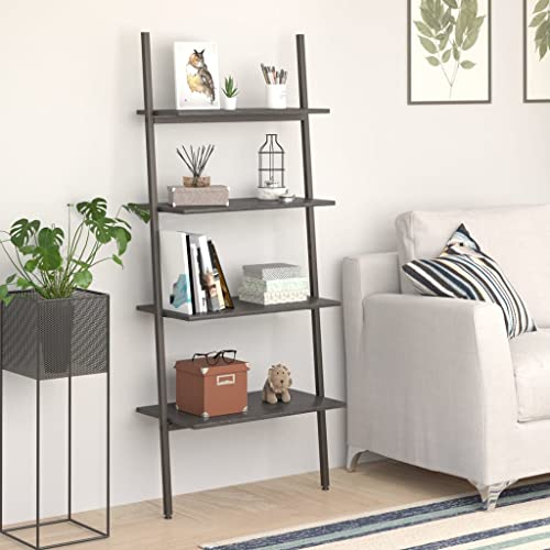 BOWEKAM Regal mit 4 Ebenen, schwarz, 64 x 34 x 150,5 cm, Möbel, Regal, Bücherregale und Standregale von BOWEKAM