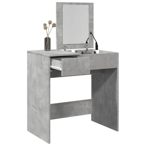 BOWEKAM Schminktisch mit Spiegel Betongrau 73x46,5x120cm BOWEKAM Schminktisch mit Spiegel Betongrau 73x46,5x120cm von BOWEKAM