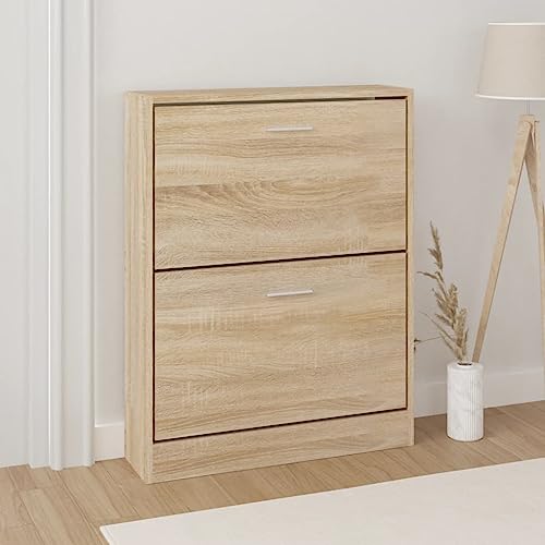 BOWEKAM Schuhschrank Eiche 59x17x81cm Holzwerkstoff BOWEKAM Schuhschrank Eiche 59x17x81cm Holzwerkstoff von BOWEKAM