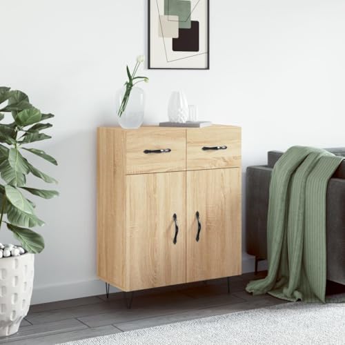 BOWEKAM Sideboard Sonoma Eiche, 69,5 x 34 x 90 cm, Holz-Möbel, Schränke & Aufbewahrung, Buffets & Sideboards BOWEKAM Sideboard Sonoma Eiche, 69,5 x 34 x 90 cm, Holz-Möbel, Schränke & Aufbewahrung, Buffets & Sideboards von BOWEKAM