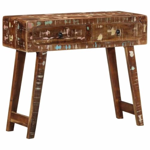 BOWEKAM Tables-Accent Tables-End Tables-Console Table 90x32x75cm Massivholz Reclaimed von BOWEKAM