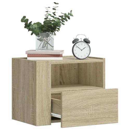 BOWEKAM Tische-Nachttische-Wand-Nachtkommode 2 Stück Sonoma Eiche 45x30x35cm BOWEKAM Tische-Nachttische-Wand-Nachtkommode 2 Stück Sonoma Eiche 45x30x35cm von BOWEKAM