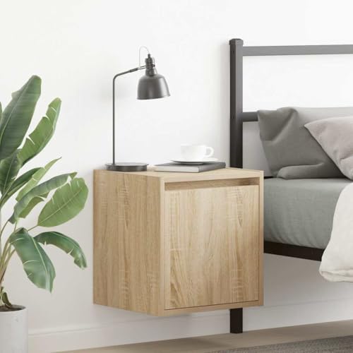 BOWEKAM Tische-Nachttische-Wand-Nachtkommode Sonoma Eiche 38x34x40cm BOWEKAM Tische-Nachttische-Wand-Nachtkommode Sonoma Eiche 38x34x40cm von BOWEKAM