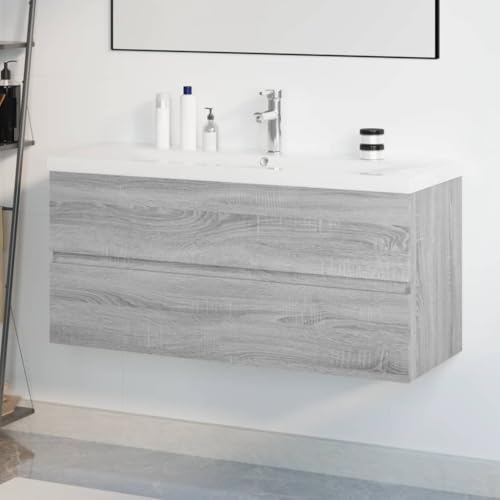 BOWEKAM Waschbeckenunterschrank mit Einbaubecken grau Sonoma Holzwerkstoff BOWEKAM Waschbeckenunterschrank mit Einbaubecken grau Sonoma Holzwerkstoff von BOWEKAM