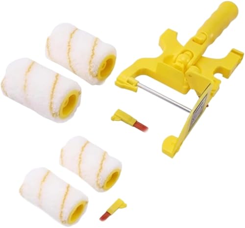 BOWINGBO Walzenbürsten-Set, sauber geschnittener Farbroller, 7-teilig, tragbare Reinigungsbürste für Zuhause, Wanddecken BOWINGBO Walzenbürsten-Set, sauber geschnittener Farbroller, 7-teilig, tragbare Reinigungsbürste für Zuhause, Wanddecken von BOWINGBO