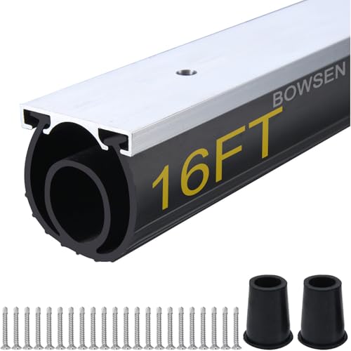 BOWSEN Strapazierfähiger U+O-Ring, universelle Garagentordichtungen, Dichtungsstreifen, Gummi mit Aluminiumschienenhalterungs-Set, Schwarz, 4,8 m, 4,8 cm Breite BOWSEN Strapazierfähiger U+O-Ring, universelle Garagentordichtungen, Dichtungsstreifen, Gummi mit Aluminiumschienenhalterungs-Set, Schwarz, 4,8 m, 4,8 cm Breite von BOWSEN
