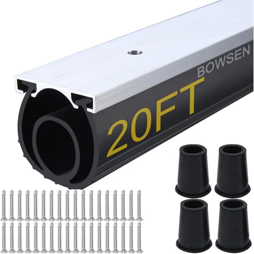 BOWSEN Strapazierfähiger U+O-Ring, universelle Garagentordichtungen, Dichtungsstreifen, Gummi mit Aluminiumschienenhalterungs-Set, Schwarz, 6,8 m, 4,8 cm Breite BOWSEN Strapazierfähiger U+O-Ring, universelle Garagentordichtungen, Dichtungsstreifen, Gummi mit Aluminiumschienenhalterungs-Set, Schwarz, 6,8 m, 4,8 cm Breite von BOWSEN