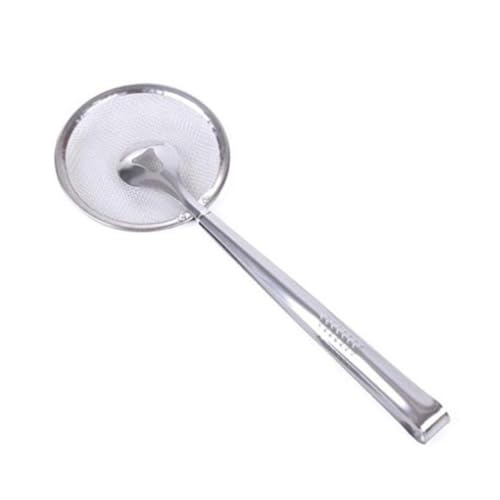 BOWTONG 2-in-1-Filter-Clips, Ölbratfilter-Clip, feines Sieb mit Clip-Sieb, Nicht-S-Netzzange, Edelstahl fein von BOWTONG