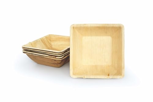 BOX And Tree – 100 Stück Einwegschalen 300 ml Palmblatt | Umweltfreundliches, biologisch abbaubares und kompostierbares Geschirr | Ideal für Hochzeiten, Buffets, Cocktails, Vorspeisen BOX And Tree – 100 Stück Einwegschalen 300 ml Palmblatt | Umweltfreundliches, biologisch abbaubares und kompostierbares Geschirr | Ideal für Hochzeiten, Buffets, Cocktails, Vorspeisen von BOX And Tree