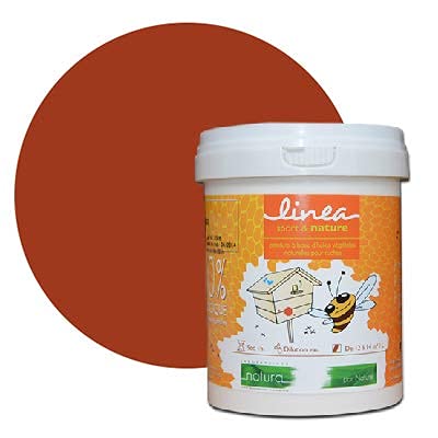 Natura Bienenstockfarbe Natura – 1 l, Rot Terracotta von BOX DECO COULEURS