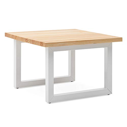 iCub Strong Eco Beistelltisch, 60 x 60 x 53 cm, Weiß von BOX FURNITURE