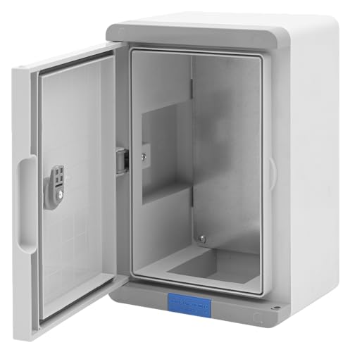 BOXEXPERT® Schaltschrank außen absolut wasserdicht bis 1m Tiefe [ABS Kunststoff IP67 Gehäuse] grau (Serie Fleet Pro) 300x200x130mm | Verteilerkasten außen | Industriegehäuse | Leergehäuse von BOXEXPERT