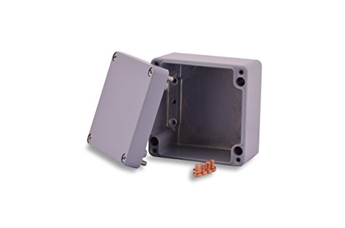 BOXEXPERT Aluminium Industriegehäuse, 122x120x81mm, IP66, pulverbeschichtet, grau, Wandgehäuse, Installationsgehäuse, Leergehäuse, Druckgussgehäuse, Gehäuse der Serie Alster BOXEXPERT Aluminium Industriegehäuse, 122x120x81mm, IP66, pulverbeschichtet, grau, Wandgehäuse, Installationsgehäuse, Leergehäuse, Druckgussgehäuse, Gehäuse der Serie Alster von BOXEXPERT