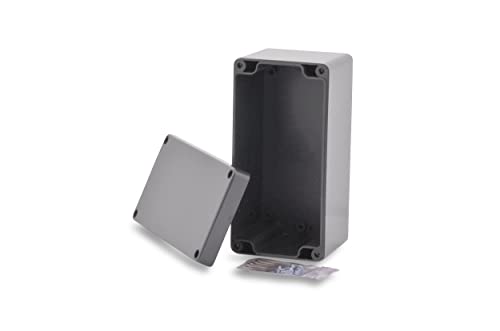 BOXEXPERT Kunststoff-Gehäuse Serie Elbe 160x80x85mm IP 65 grau RAL7035 Schaltschrank Verteilerkasten von BOXEXPERT