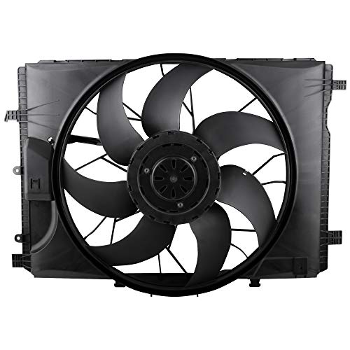 BOXI 621-373 bürstenloser Kühlerlüfter, passend für Mercedes-Benz W204 C250 C300 C350 C63 AMG W212 E350 E550 E63 AMG GLK250 GLK350 SLK250 SLK350 (ersetzt 200) 450000 293) von BOXI