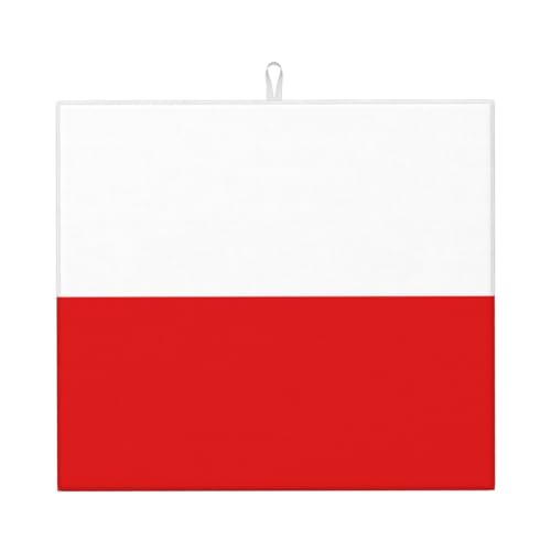 Abtropfmatte mit Thüringen-Flagge für Küche, leicht zu reinigen, vielseitig verwendbar, Trockenmatte, schwarzes Abtropfpad Abtropfmatte mit Thüringen-Flagge für Küche, leicht zu reinigen, vielseitig verwendbar, Trockenmatte, schwarzes Abtropfpad von BOXILTD