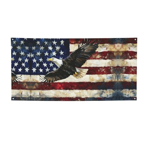 American Eagle Party Banner - Outdoor Flaggen & Festival Dekorationen für Geburtstag, Halloween, Weihnachten & Party Dekoration American Eagle Party Banner - Outdoor Flaggen & Festival Dekorationen für Geburtstag, Halloween, Weihnachten & Party Dekoration von BOXILTD