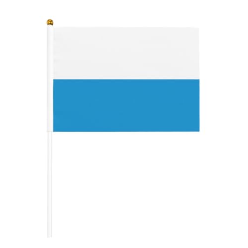 Bayerische Flagge, kleine Flaggen, Mini-Handflaggen, ideal für Veranstaltungen im Freien, Teamgeist und Dekorationen, 14 x 20,8 cm Bayerische Flagge, kleine Flaggen, Mini-Handflaggen, ideal für Veranstaltungen im Freien, Teamgeist und Dekorationen, 14 x 20,8 cm von BOXILTD