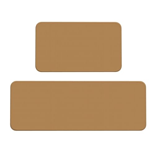 Braunes rutschfestes Küchenbodenmatten-Set – gepolsterte Anti-Ermüdungs-Küchenmatten für den Boden, 2er-Pack für Küche, Esszimmer, Waschküche und mehr, 43,2 x 74,9 cm + 43,2 x 119,9 cm, Schwarz Braunes rutschfestes Küchenbodenmatten-Set – gepolsterte Anti-Ermüdungs-Küchenmatten für den Boden, 2er-Pack für Küche, Esszimmer, Waschküche und mehr, 43,2 x 74,9 cm + 43,2 x 119,9 cm, Schwarz von BOXILTD
