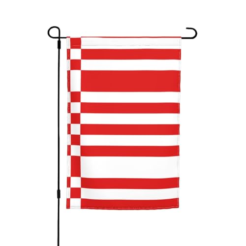 Bremen-Flagge, Gartenflagge, doppelseitige Sommer-Hofflagge für draußen, perfekte saisonale Dekoration, Gartenflagge, 30,5 x 45,7 cm Bremen-Flagge, Gartenflagge, doppelseitige Sommer-Hofflagge für draußen, perfekte saisonale Dekoration, Gartenflagge, 30,5 x 45,7 cm von BOXILTD