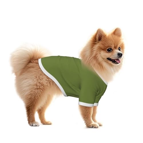 Dunkelgrüne Hundeweste – Sommer-Haustierkleidung für kleine Hunde, geeignet für Spaziergänge und Outdoor-Aktivitäten Dunkelgrüne Hundeweste – Sommer-Haustierkleidung für kleine Hunde, geeignet für Spaziergänge und Outdoor-Aktivitäten von BOXILTD