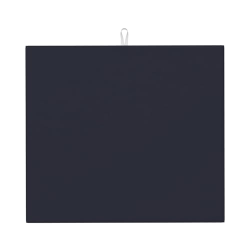 Einfarbige schwarze Abtropfmatte für Küche, leicht zu reinigen, vielseitig verwendbar, Trockenmatte, schwarzes Abtropfpad Einfarbige schwarze Abtropfmatte für Küche, leicht zu reinigen, vielseitig verwendbar, Trockenmatte, schwarzes Abtropfpad von BOXILTD