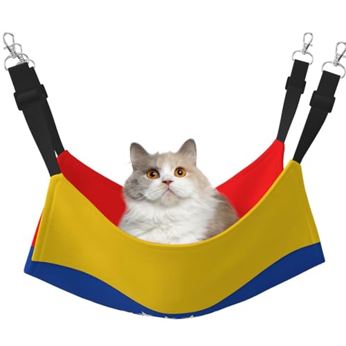 Flag of Venezuela Haustierhängematte für Katzen - Perfekte Katzenfensterhängematte für große Katzen, Frettchen, Kaninchen & Kleintiere, Schwarz Flag of Venezuela Haustierhängematte für Katzen - Perfekte Katzenfensterhängematte für große Katzen, Frettchen, Kaninchen & Kleintiere, Schwarz von BOXILTD