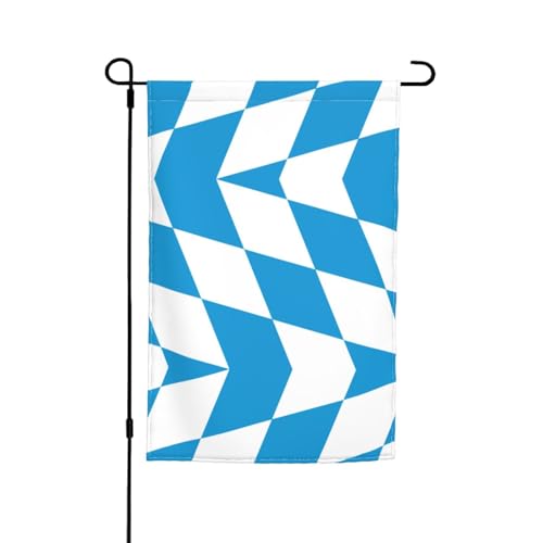 Flagge der bayerischen Rautenvariante Gartenflaggen – doppelseitige Sommer-Hofflagge für draußen, perfekte saisonale Dekoration, Gartenflagge, 30,5 x 45,7 cm Flagge der bayerischen Rautenvariante Gartenflaggen – doppelseitige Sommer-Hofflagge für draußen, perfekte saisonale Dekoration, Gartenflagge, 30,5 x 45,7 cm von BOXILTD