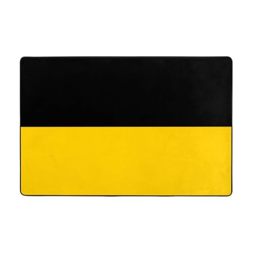 Flagge des Kantons Sachsen-Anhalt Haustür Fußmatte Fußmatte rutschfeste Teppiche für den Eingangsbereich - rutschfeste Bodenmatte mit Memory Foam Kissen Flagge des Kantons Sachsen-Anhalt Haustür Fußmatte Fußmatte rutschfeste Teppiche für den Eingangsbereich - rutschfeste Bodenmatte mit Memory Foam Kissen von BOXILTD